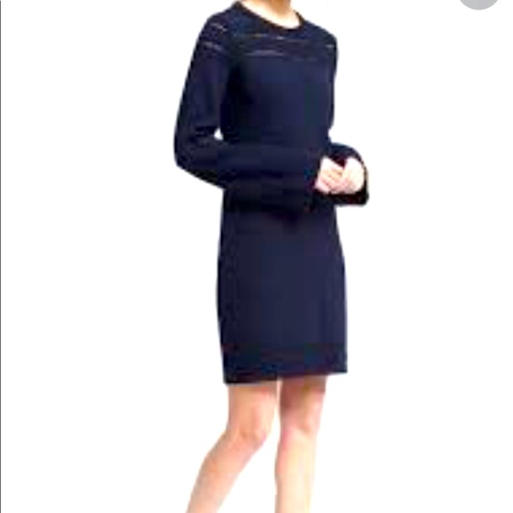 Lucky Brand Crochet Sweater Dress - Picture 1 of 8